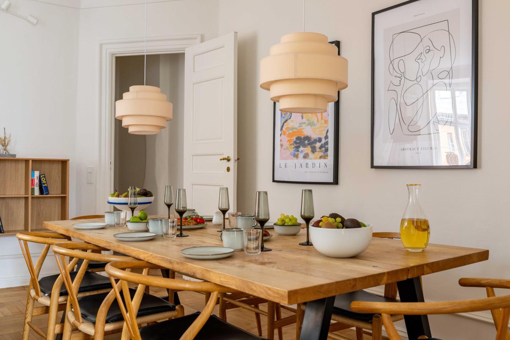 Rare 4Br Apartment W Unique Details In Cph City Koppenhága Kültér fotó